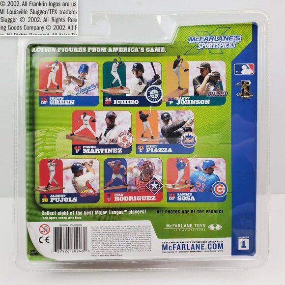 Arizona Diamondbacks Vintage Figure Randy Johnson MLB McFarlane's Picks Sealed - Picture 3 of 8